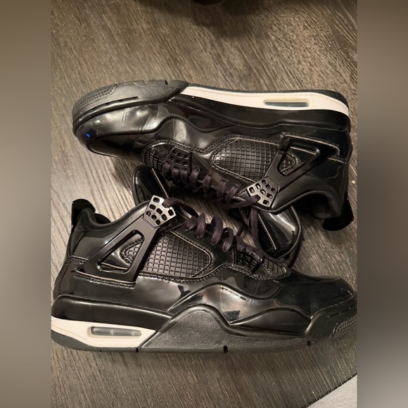 Jordan Other - Jordan 4 11Lab4 Black Patent Leather Style - size 9 men’s